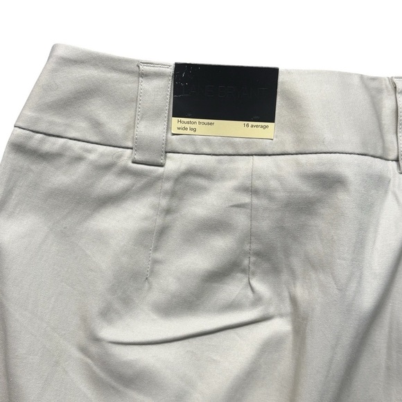 NEW Lane Bryant Ivory Houston Wide Leg Trouser Pants Careerwear Size 16 - Picture 5 of 8